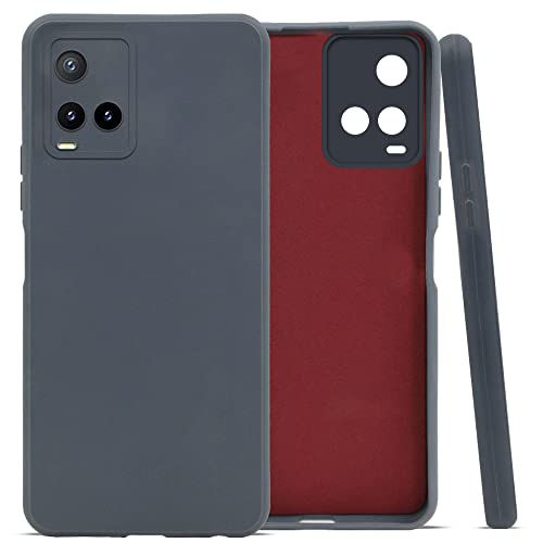 Image of Jkobi Back Cover Case for Vivo Y21 2021 | Y21G (Inside Fiber Cloth | Smooth Matte Finish | Elegant Professional Look |Grey)