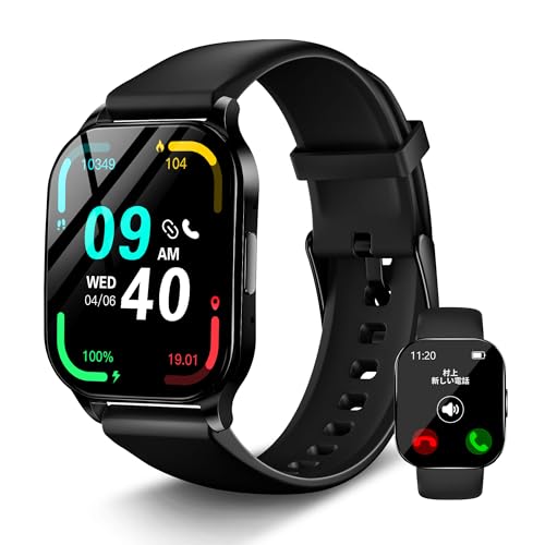 Amazon | 【第2世代 】KJKD L1スマートウォッチ 常時表示 1.5時間充電