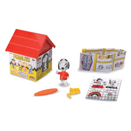 Cra-Z-Art Peanuts Crystal Surprise, Mini Plastic Crystal-Like Figures and Snoopy House Collectible Blind Bag Inspired Kids Toys for Ages 3 and Up - image 7