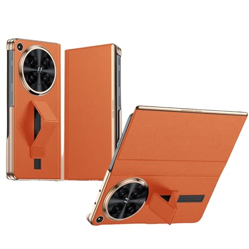 OPPO Find N6 �Ή� �{�v�t���b�v�J�o�[ �X���C�h���X�g�o���h�X�^���h�t�� �q���W���S�ی� ���b�L�G�b�W �ϏՌ��P�[�X (�I�����W)