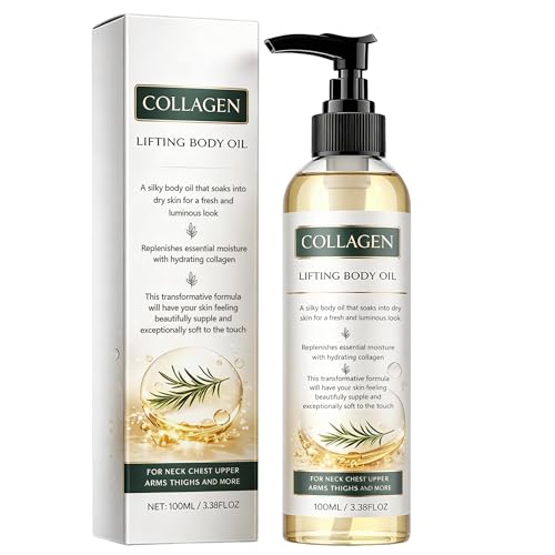 Elycura Collagen Oil Collagen Magic Body Oil Firming Hydrating Collagen Body Oil 3.38 fl.oz