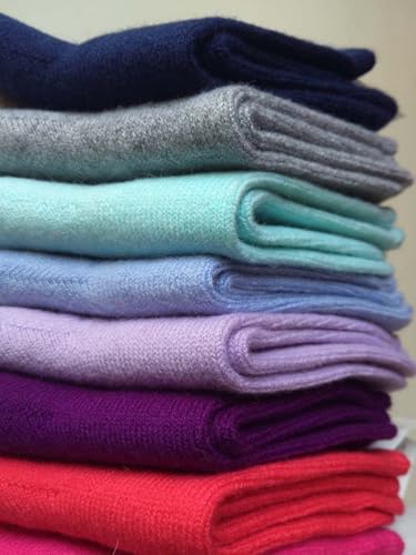 Image of Pure Cashmere Women Men Unisex Ankle Short Causal Thick Socks, Smooth Toes and Heel Sewed by Handwork