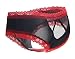 Sofishie Open Crotch V-Back Panties - Red - Small