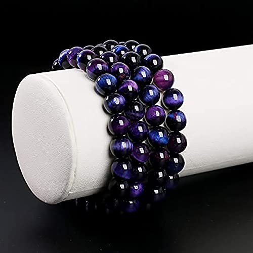 Natural 8mm Gorgeous Semi-Precious Gemstones Round Beads Stretch Bracelet 7 Inch Unisex3