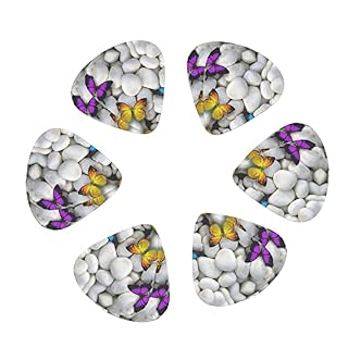 Ensemble de 12 médiators de guitare en pierre de papillon coloré pour guitare acoustique, guitare électrique… - Les Beatles, Paul McCartney, John Lennon, RIngo Starr, George Harrison Ensemble de 12 médiators de guitare en pierre de papillon coloré pour guitare acoustique, guitare électrique… – Image 2