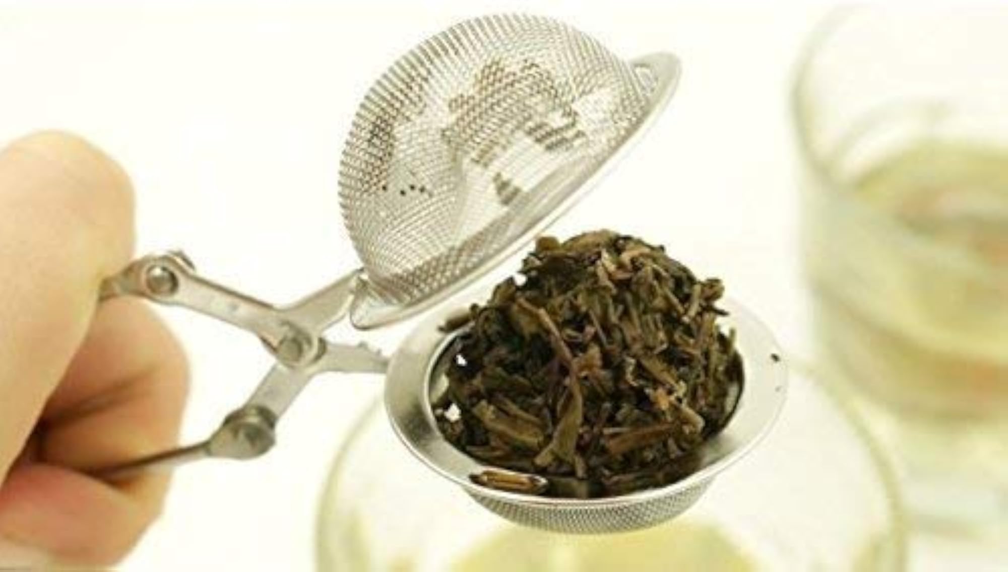 Stainless Steel Tea Leaves Herb Mesh Ball Infuser, Silver