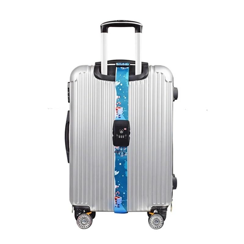 Robuste Gepäckgurte, verstellbare Gepäckgurte, Reisezubehör, verdickte Gepäckgurte, personalisierte Gepäckgurte, Kombinationsschloss, Gepäckgurte, Zubehör for Reisen, Gepäckverschluss verstellbar(Yell