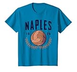 nouveau maillot naples 2018 NAPLES Old Style Football Ball. Vintage Old School Napoli Football Design.