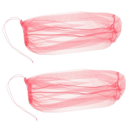 Beaupretty 2 Piezas sombrero de mosquito red contra insectos red de insectos para la cabeza neto Gorro anti Gorro de protección contra red de cabeza traje de mosquito rosa