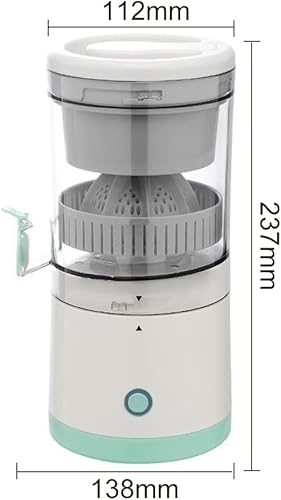 Miniatura 7 de Exprimidor eléctrico recargable, dispositivo de cocina portátil para hacer jugo de naranja, exprimir naranjas, limones, kiwi, pomelos y jugos