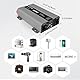 DATOUBOSS Wechselrichter 2000W 12V auf 230V Reiner Sinus Spannungswandler Power Inverter, mit 2 EU Steckdosen, USB/USB-C Ausgang und LCD-Anzeige Spitzenleistung 4000W Konverter für Wohnmobil Auto Kfz