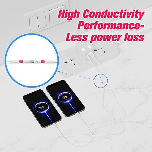 Kuject SSP100R 100Pcs Solder Seal Wire Connectors Awg 22-18 thumb #6