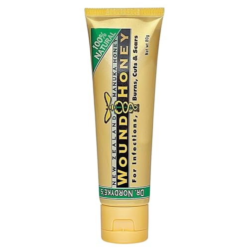 Eras Natural Sciences Wound Honey 2.8 oz Tube - UMF 12+ Active New Zealand Manuka Honey Ointment with Aloe Vera and Panthenol for Cuts Burns and Scars