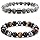 Amazon.com: Triple Protection Bracelet for Men Women, 10mm Authentic ...