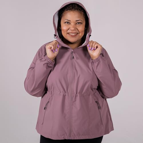 Women's Plus Size 1X-6X Rain Jacket Wind Coat Mystique - Product