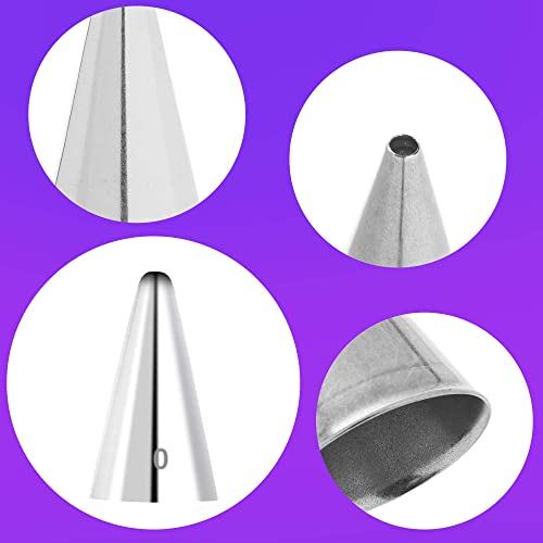 Gootrades 7 Pcs-Set Cake Decorating Tips (5 Writing Tube,1 Coupler,1 Silicone Pastry Bag) #TOP4