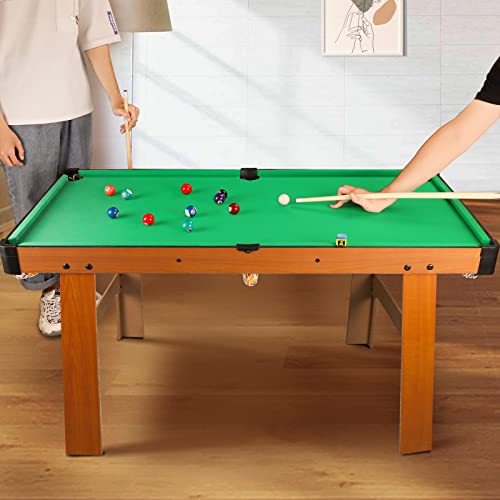 Bbnote 48" Green Mini Pool Table, Billiard Tables Includes 21 Billiards Equipment Accessories, Game Table For Kids And Adults #TOP5