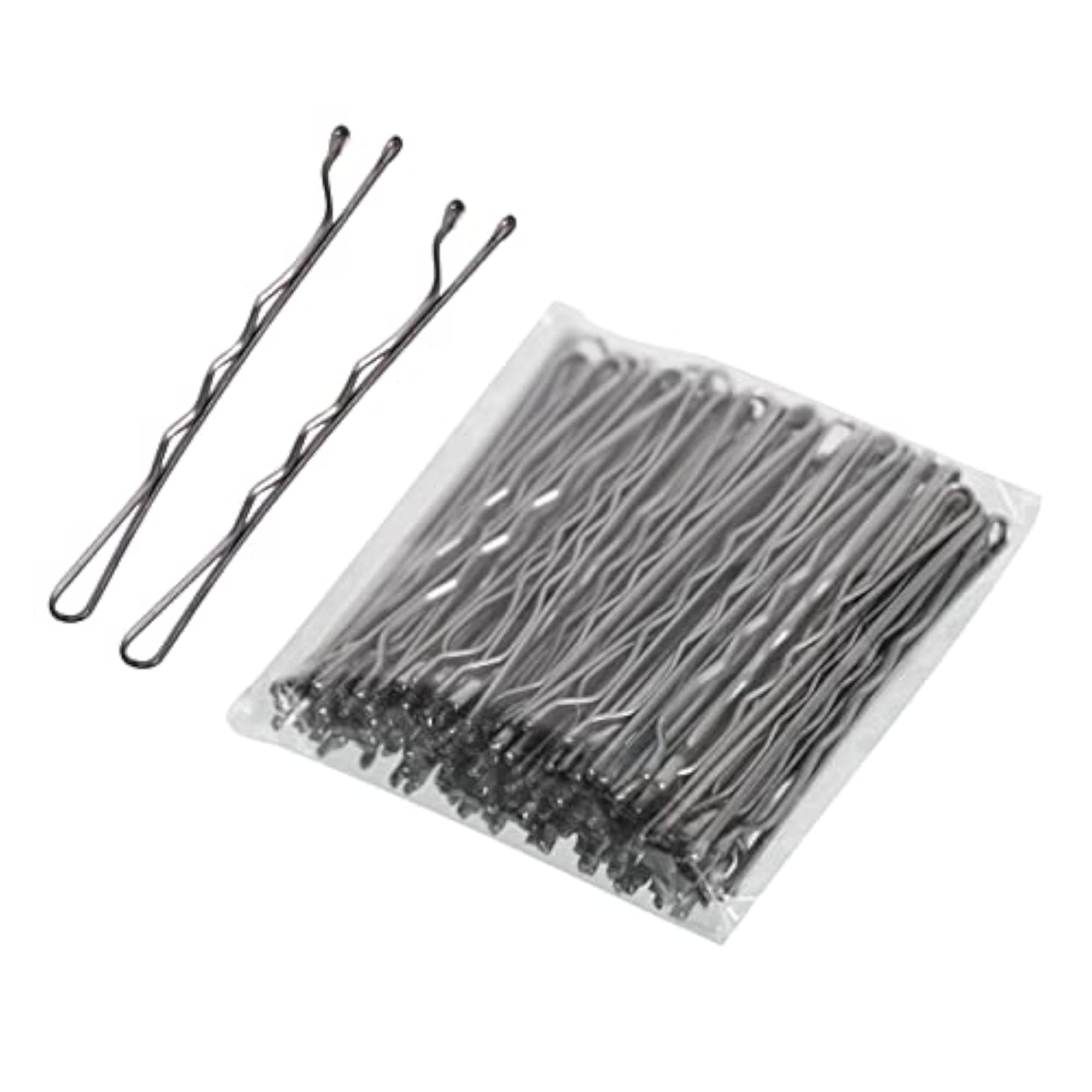 Women's Silver Hair Pins for Hairdressing, 100 Pack