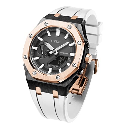 GA2100 Mod Kits SCHIK 5ème bracelet montre métal boucle or rose