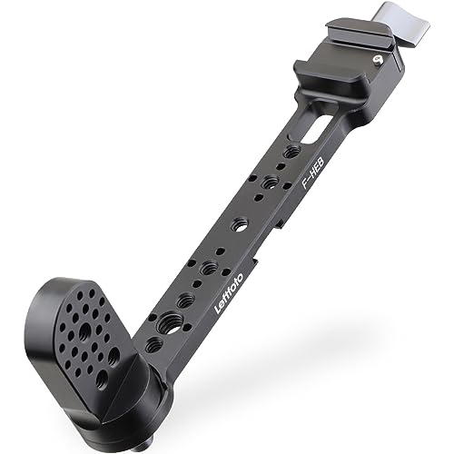 LLEFTFOTO Gimbal Handgrip Mount Extension Bracket for DJI Ronin DJI RS2/RSC2/RS3/RS3PRO/RS3 mini Gimbal Stabilizer with NATO Clamp and Cold Shoe Mount Adjustable Extension Plate