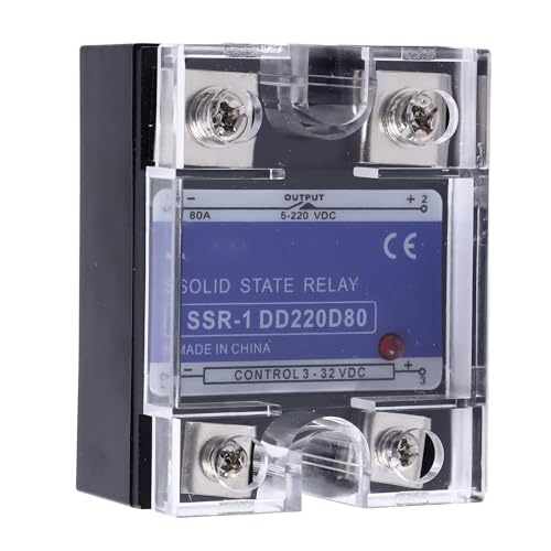 Relais statique monophasé 80A Cocoarm SSR avec entrée 3-32V et charge 5-220V