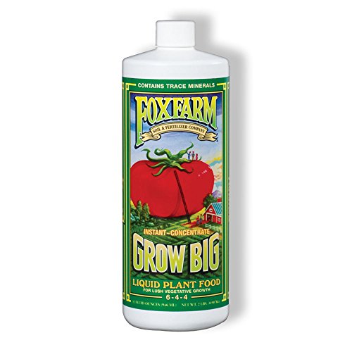 Foxfarm Glcmbx0006 Liquid Nutrient Soil Trio-Pints, Grow Big, Tiger Bloom, 16 Fl Oz Combo Pack Fertilizer #TOP5