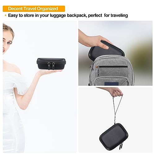 Image of Elonbo Carrying Case for KODAK Mini 2 Retro 2x3 inch P210R 4PASS Portable Photo Printer, Kodak Mini Instant Digital Camera Hard Travel Bag Storage Holder, Pocket Fits Film Cartridge, Black