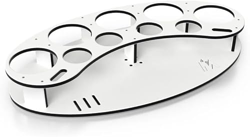 Miniatura 2 de MAGMA Productos, Soporte para bebidas y botellas, mesa elíptica para fiestas, mesa y soporte LeveLock