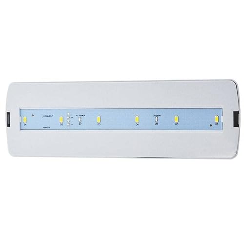 Barcelona Led Luz Emergencia LED 3W, 250 lúmenes. Permanente - No permanente. 3 Horas de Autonomía Blanco Frío 6500K. Instalación de Superficie y Empotrable. 3 horas de autonomía Cover