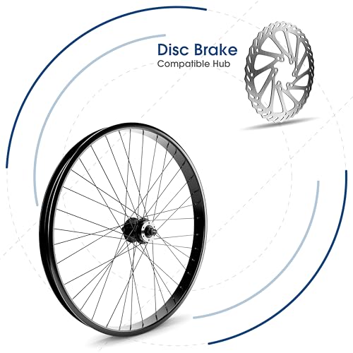 Image of BBR Tuning Heavy Duty 12 Gauge 26Inch x 1.25 Inch Front Bike Rim - Bicycle Wheel - Mountain Bicicleta