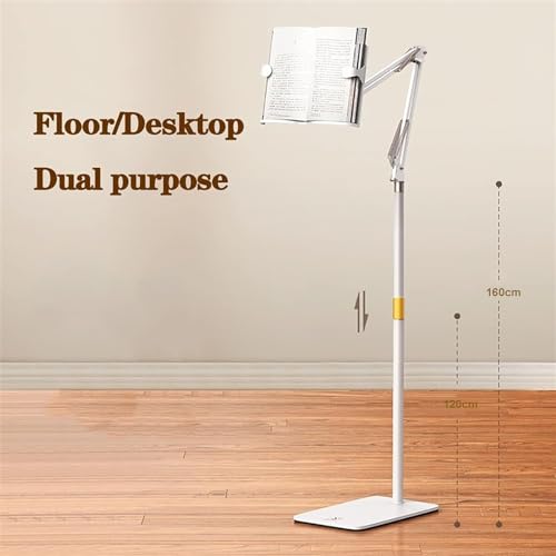 Soporte para libros de piso regulable con bola giratoria de 360° para sofá y dormitorio 5
