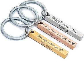 Luigi Personalized Custom Name Keychain, Stainless Steel Key Chain, Customized Gift Keychain for Mom, Dad, Couple, Boyfriend,Diwali gift, Valentine day gift