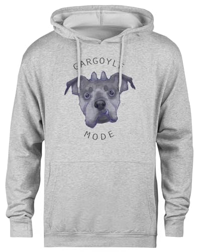 Boxer Pull à Capuche Gris Unisexe Confortable Sweat Gargoyle Mode Sans Sexe