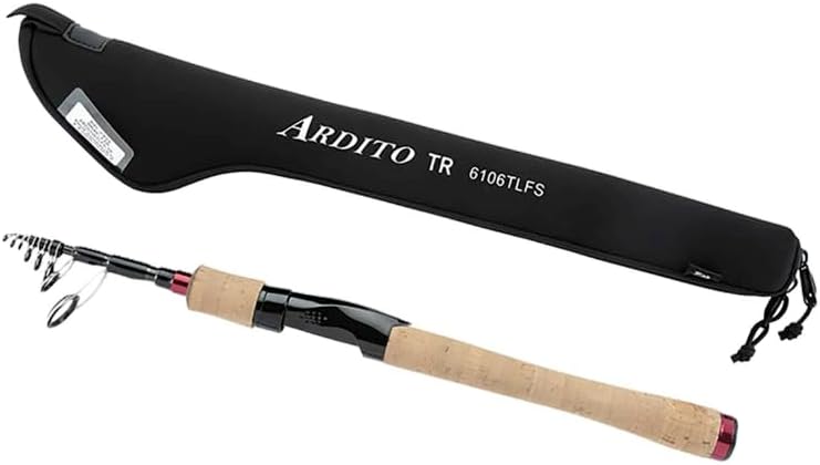Daiwa ARD6106TLFS-TR ARDITO Telescopic Travel Rod, Sections= Telescopic, Line Wt. = 3-10