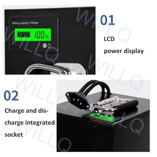 Image of 72 Volt Moped Motorcycle Battery 72V 35Ah 25Ah Lithium Battery Pack for 2500W 1500W 1000W 500W Motor with BMS Protection Board and Indicator Light