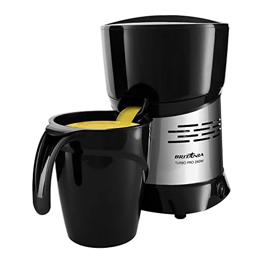 Espremedor de Frutas, Turbo Pro, 1,3L, Preto, Bivolt, Britânia