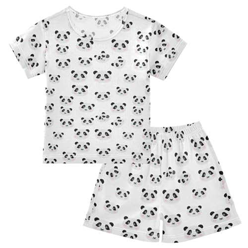 Cute Panda Pajama Set Pajamas Sleepwear Nightwear Loungewear Clothes Set B04041963