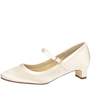 Elsa Coloured Shoes Brautschuhe Rainbow Club /Larissa/Satin 3½(36½) ivory