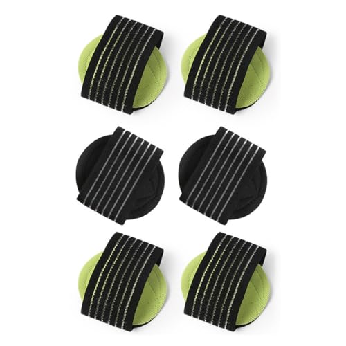 Hsthe Sea 3-pars fotvalvsstöd Kompression Mjuk Plantar Fasciitis Brace Valvstöd för platta fötter Plantar Fasciitis ärmar för smärtlindring och ont i foten