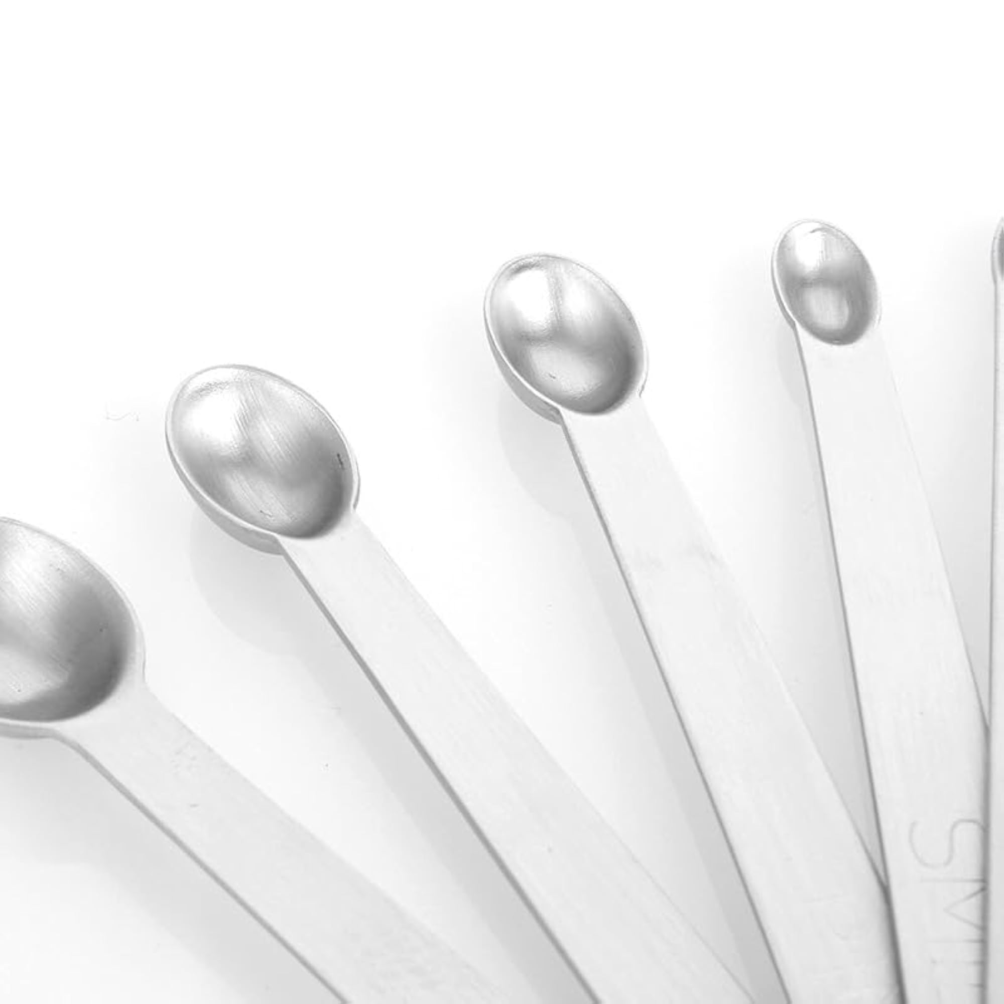 Measuring Spoons Set of 5, Mini Stainless Steel Measuring Spoons