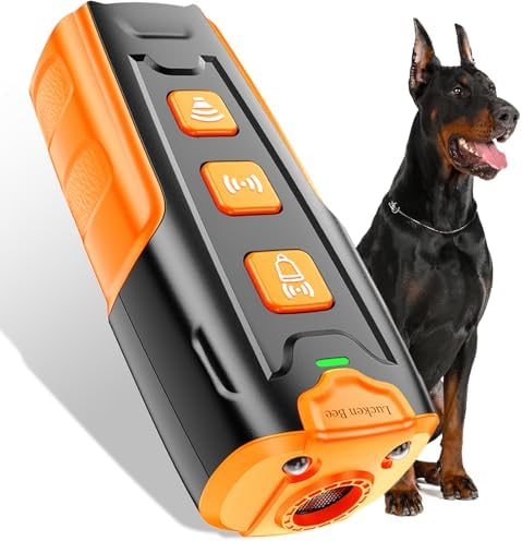 Dog Bark Deterrent Devices, Anti Barking Device for Dogs, 3 Modes...