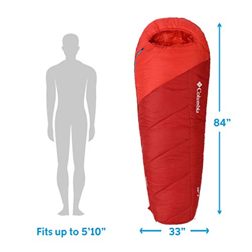 Columbia 10 Degree Mount Tabor Mummy Sleeping Bag (84) #TOP2