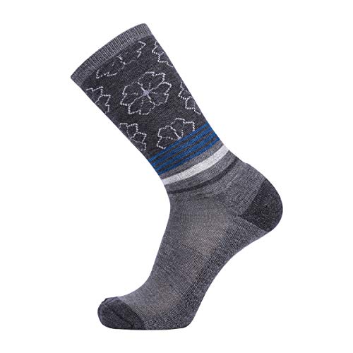 Image of EnerWear 4 Pack Women's Merino Wool Outdoor Hiking Trail Crew Sock