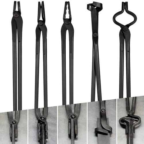 V-SEK 5 PC Blacksmith Tongs