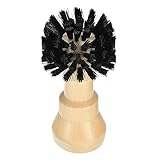 [Gutes Material] – Hergestellt aus Lotusholz, ist unser Reinigungsbürstengriff solide und langlebig. Das Holz ist resistent gegen Korrosion und Verschleiß, und es ist nicht leicht, sich unter der Änderung von Trockenheit und Feuchtigkeit zu verziehen. Die Borsten sind fest genug, um hartnäckigen Kaffeesatz und Rückstände zu entfernen, während sie dennoch sanft genug sind, um die empfindlichen Oberflächen Ihrer Ausrüstung zu schützen.