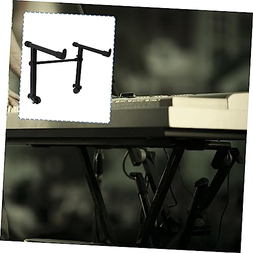 NULYLU 1 Jeu Support Pour Clavier Électronique Supports De Clavier Support De Clavier Électronique Stand De Pianos Support De Piano Extension Du Support De Clavier Instrument Le Fer Black - Les Beatles, Paul McCartney, John Lennon, RIngo Starr, George Harrison NULYLU 1 Jeu Support Pour Clavier Électronique Supports De Clavier Support De Clavier Électronique Stand De Pianos Support De Piano Extension Du Support De Clavier Instrument Le Fer Black – Image 4