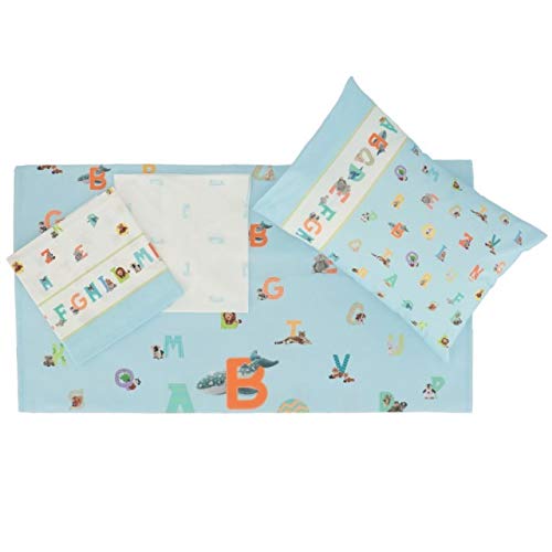 Alfabeto Set Carrozzina 80x110 PRURO Cotone Trudi Gabel