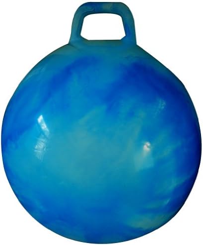 AppleRound Space Hopper Ball with Air Pump: 18in/45cm Diameter for Ages 3-6, Hop Ball, Kangaroo Bouncer, Hoppity Hippity Hop, Jumping Ball, Sit and Bounce