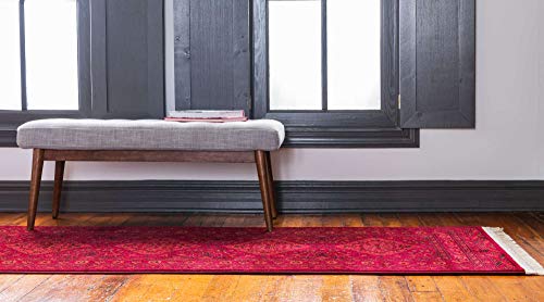 Tapete Unique Loom Tekke 80x305 cm Rojo/Negro miniatura 3