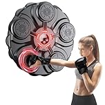 yorraka Machine de Boxe Musicale Adulte - 9 Vitesses Réglables et Comptage Beatpunch Boxe Mural Musique avec Gants de Boxe - Bluetooth Music Boxing Machine pour Enfants Entraînement à la Maison